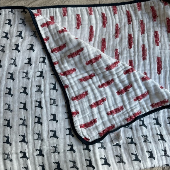 Fire truck/Dalmation Kids Blanket - Picture 4 of 6